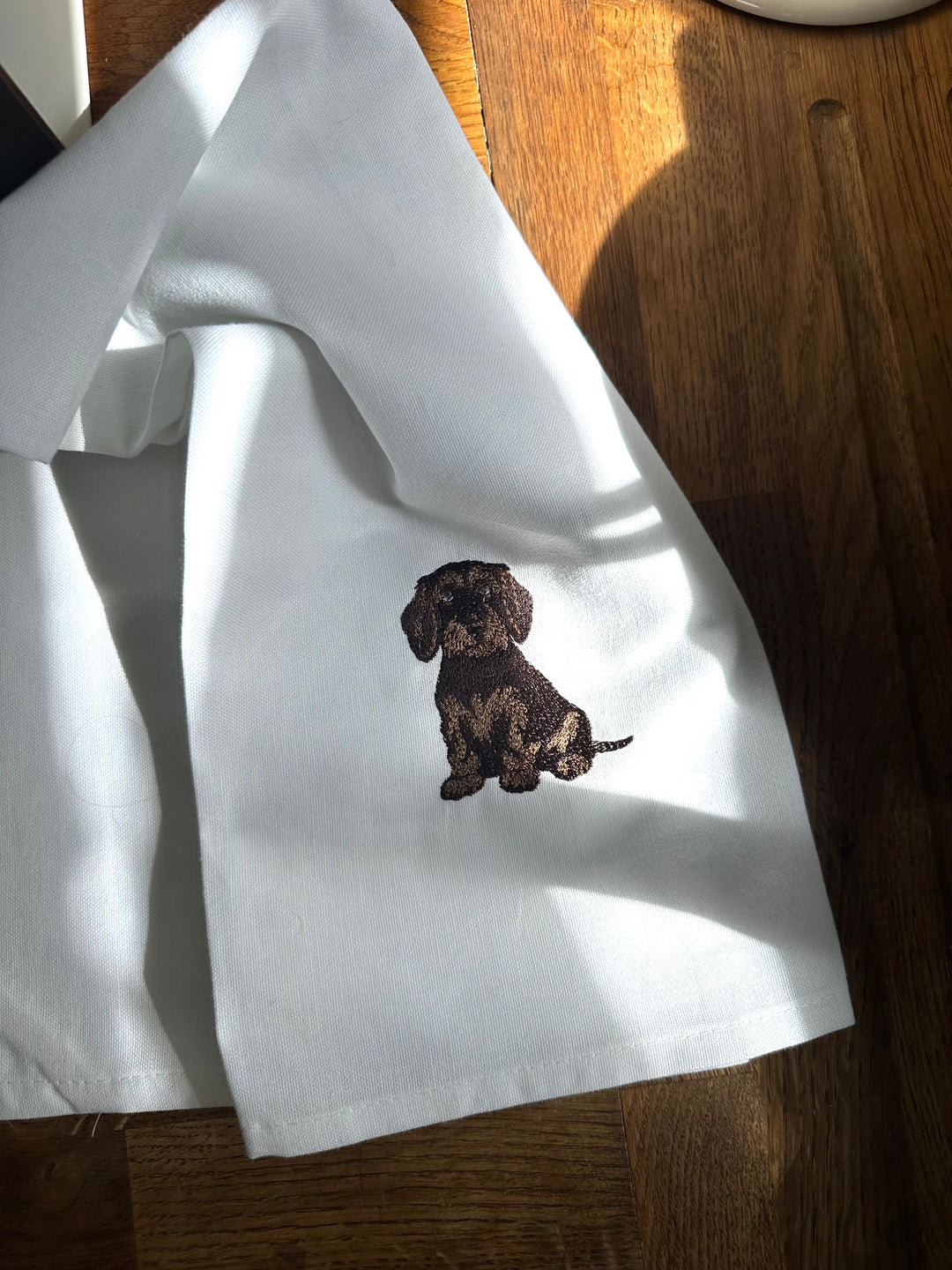 The Dachshund Tea Towel