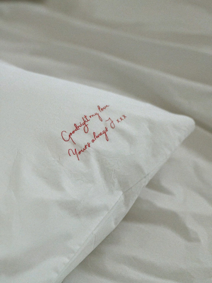 The Love Note Pillowcase