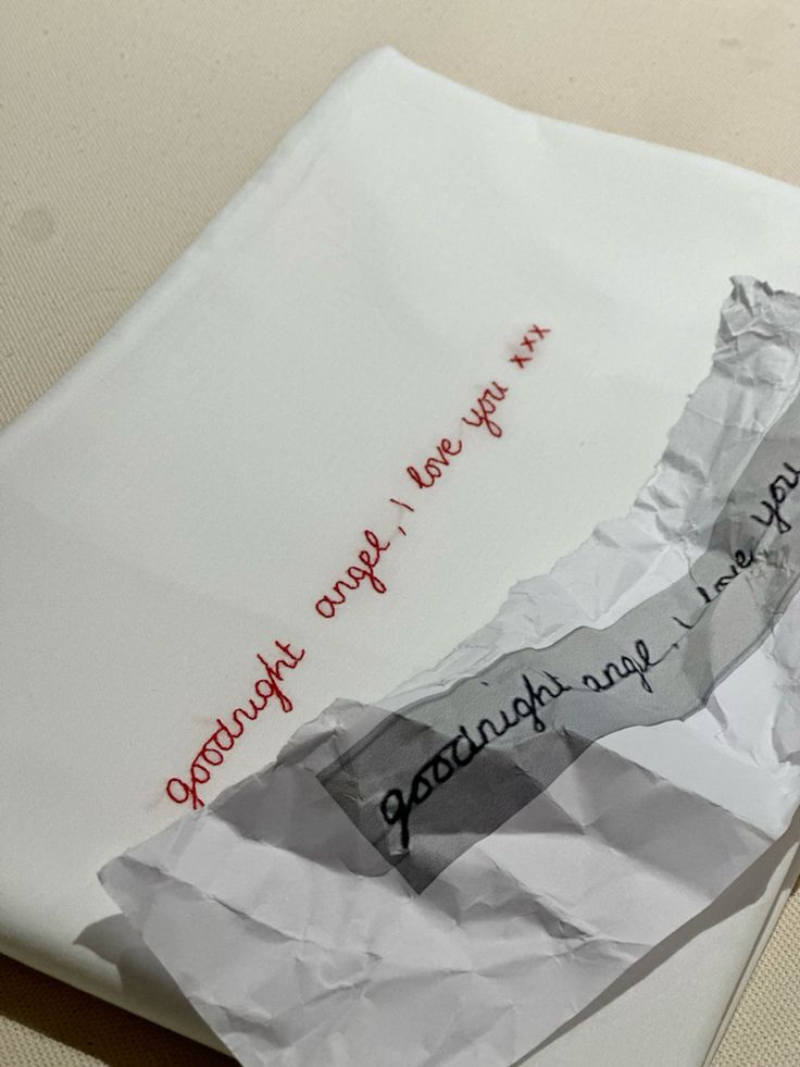 The Handwritten Pillowcase