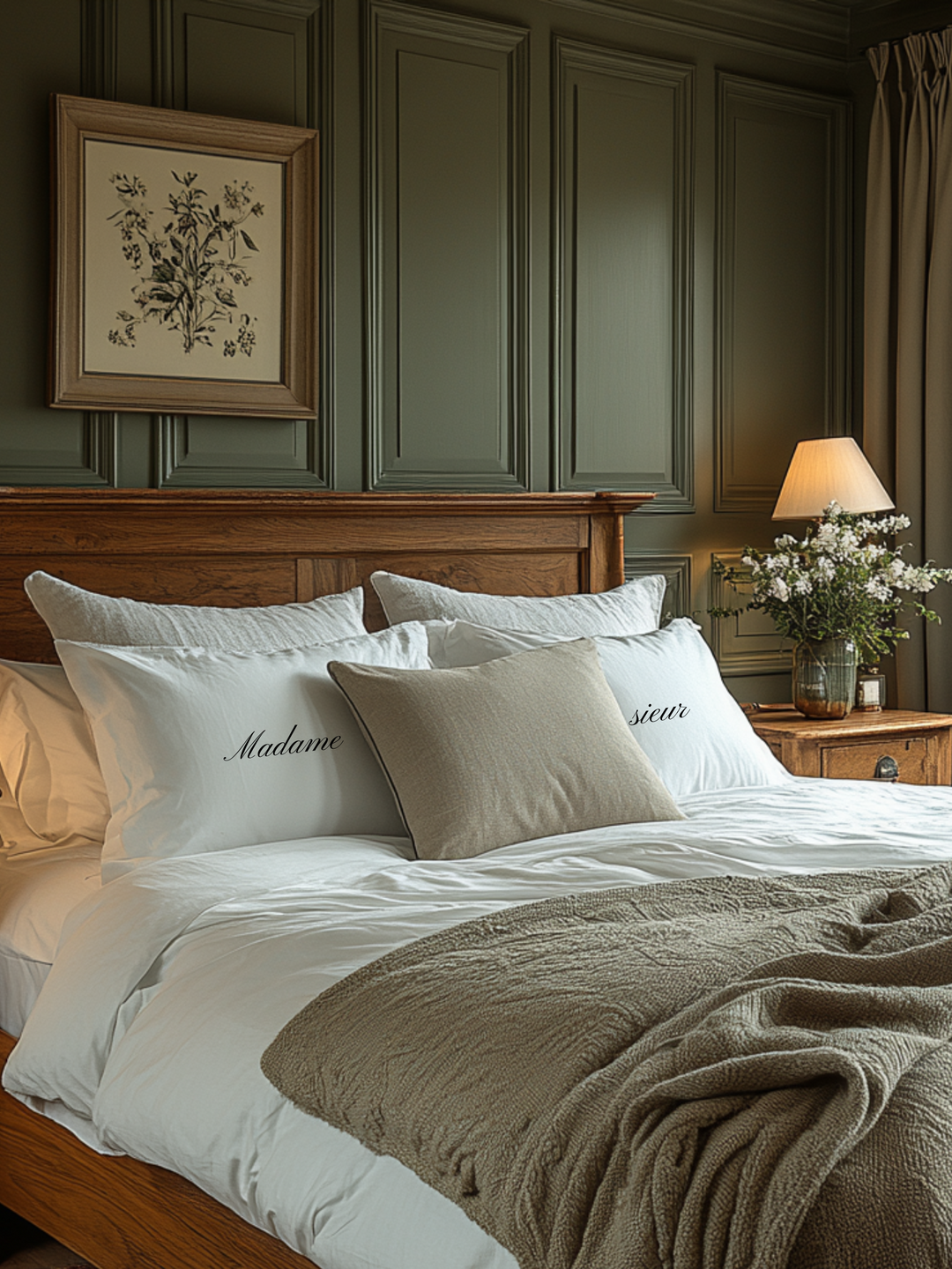 Monsieur & Madame Pillowcase Set