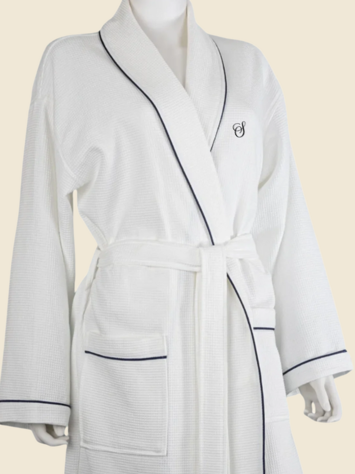 The Monogrammed Waffle Gown