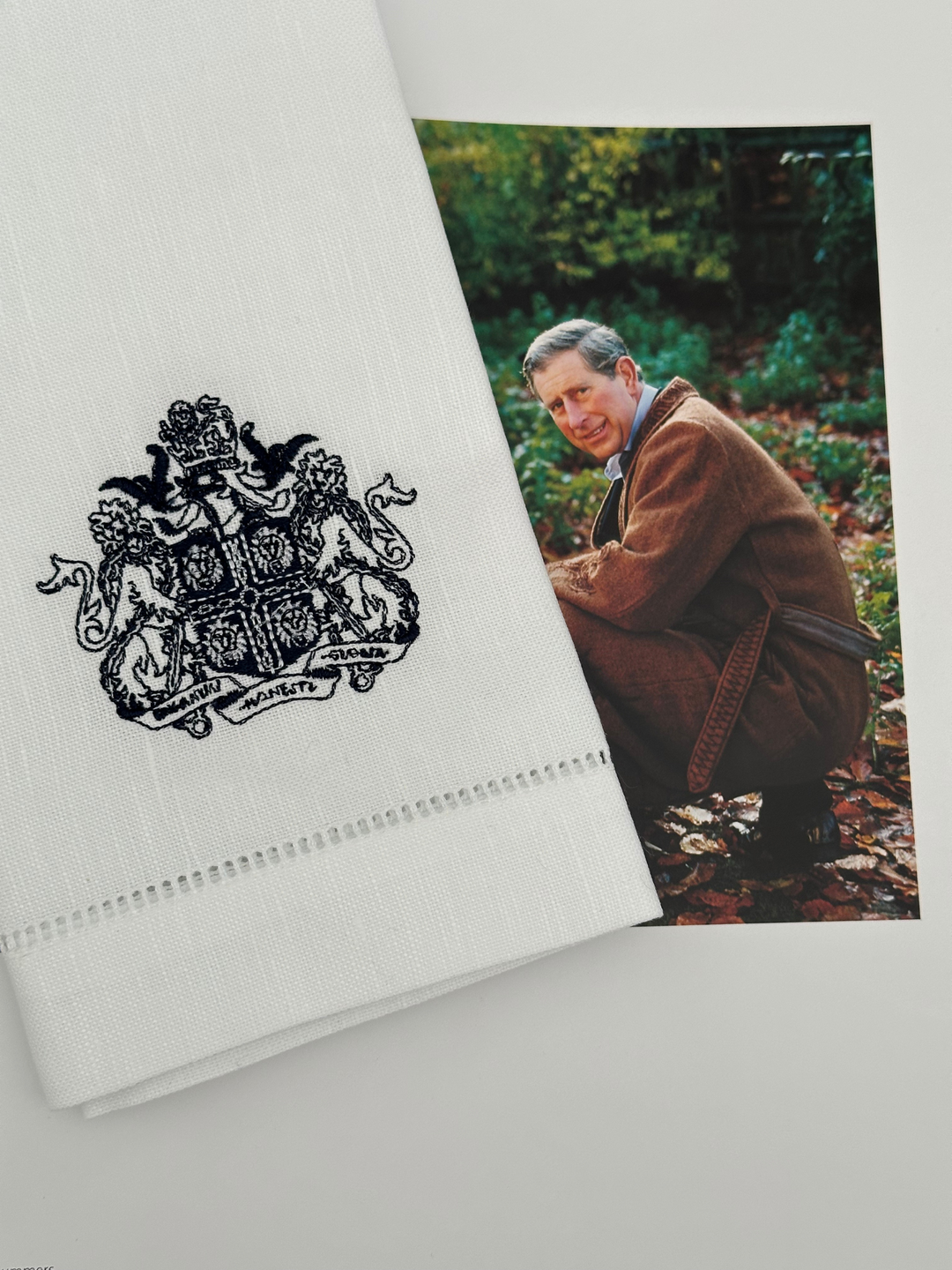 Embroidered Crest Napkin