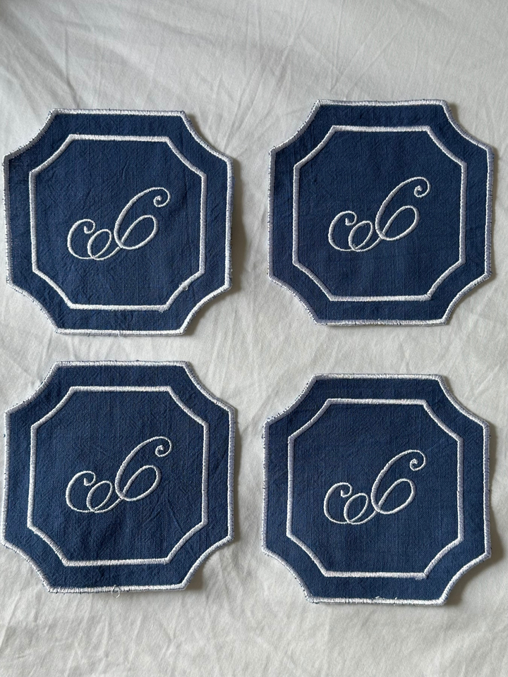 The Classic Monogram Cocktail Napkin