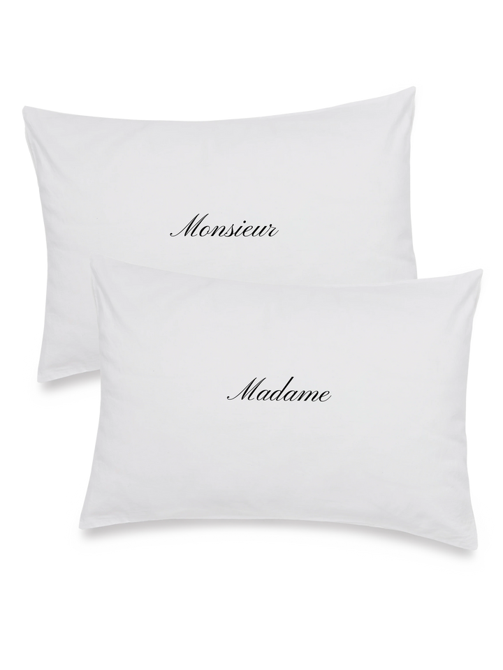 Monsieur & Madame Pillowcase Set