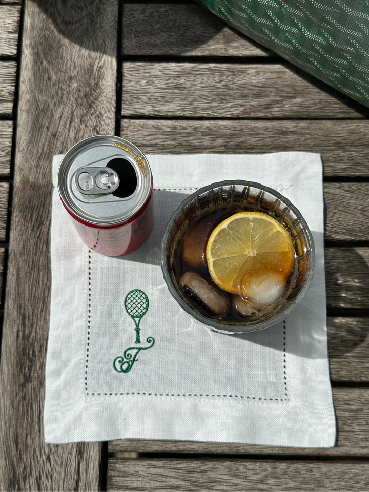 Tennis Cocktail Napkins - Set of 2