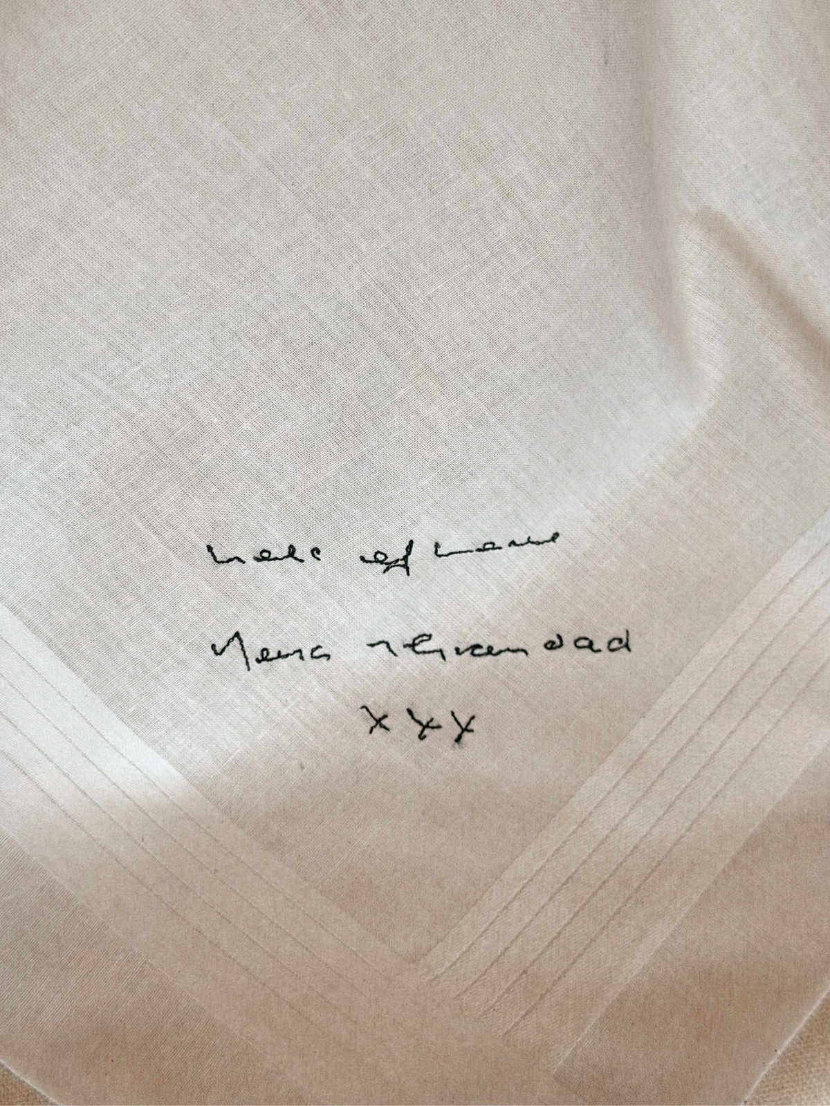 The Love Note Handkerchief