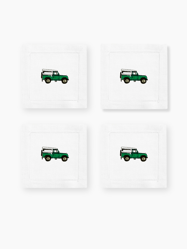 The Land Rover Cocktail Napkin Set