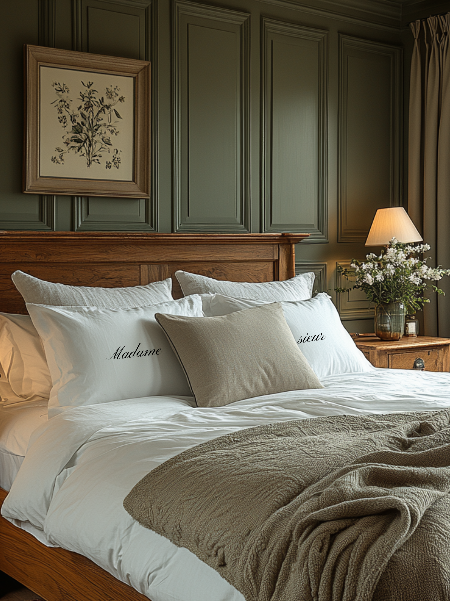 Monsieur & Madame Pillowcase Set