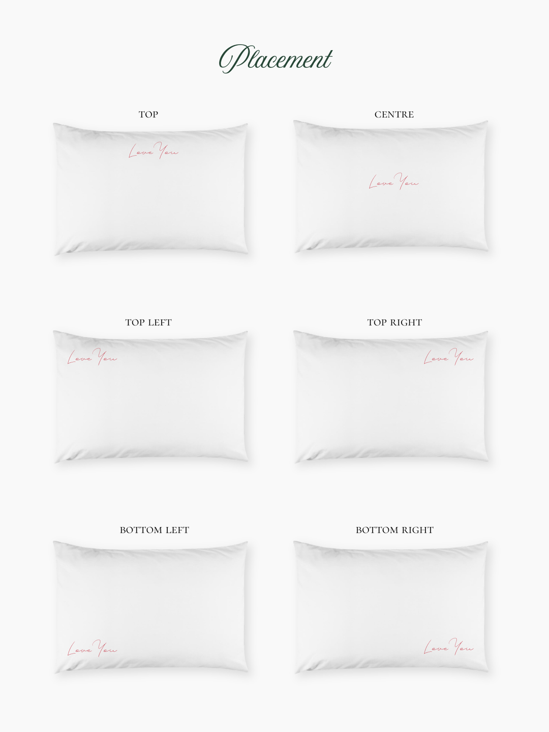 The Love Note Pillowcase