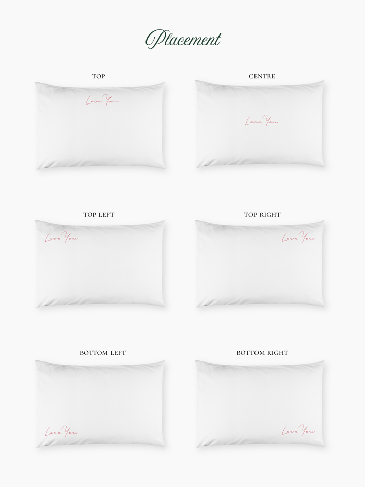 The Love Note Pillowcase