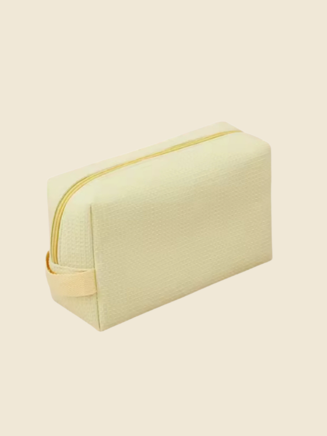 yellow-cotton-waffle-makeup-bag
